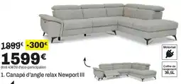 BUT Canapé d'angle relax Newport III offre
