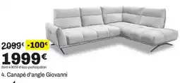 BUT Giovanni Canapé d'angle offre