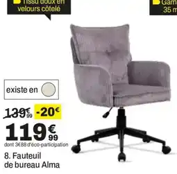 BUT Alma Fauteuil de bureau offre
