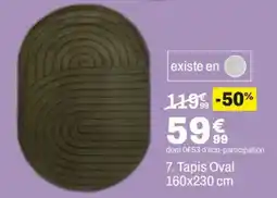 BUT Tapis Oval offre