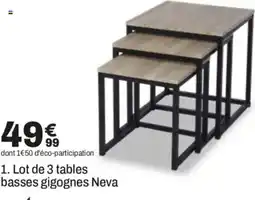 BUT Neva tables basses gigognes offre