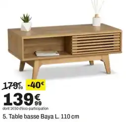 BUT Baya Table basse L. 110 cm offre