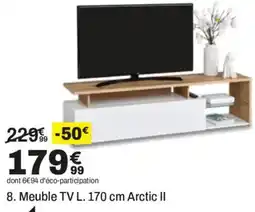 BUT Arctic II Meuble TV L. 170 cm offre