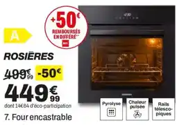 BUT ROSIÈRES Four encastrable offre