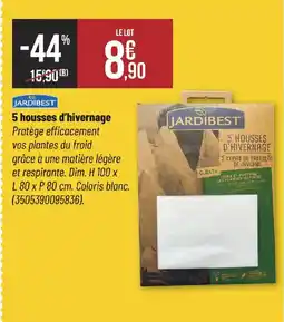 Bricorama JARDIBEST 5 housses d'hivernage offre