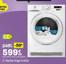 BUT Electrolux Sèche-linge hublot offre