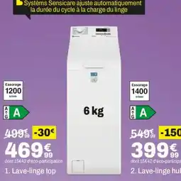 BUT Lave-linge top offre
