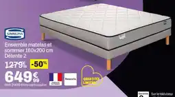 BUT Simmons ensemble matelas et sommier offre