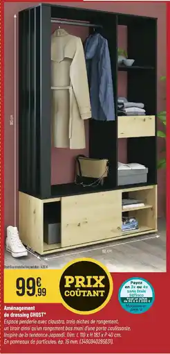Bricorama GHOST Aménagement de dressing offre