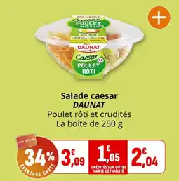 Coccinelle Supermarché DAUNAT Salade caesar offre