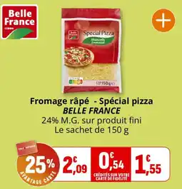 Coccinelle Supermarché Belle France Fromage râpé offre