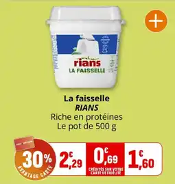 Coccinelle Supermarché RIANS La faisselle offre
