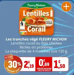 Coccinelle Supermarché Fleury Michon Lentilles Corail offre