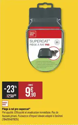 Bricorama SWISS INNO Piège à rat pro supercat® offre