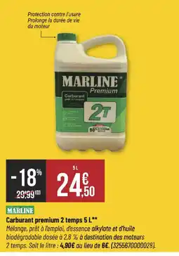 Bricorama MARLINE Carburant premium 2 temps offre