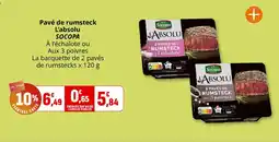 Coccinelle Supermarché SOCOPA Pavé de rumsteck offre