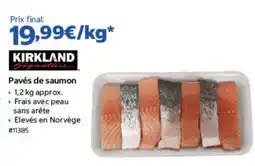 Costco KIRKLAND Signature Pavés de saumon offre