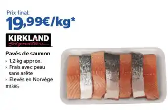 Costco KIRKLAND Signature Pavés de saumon offre