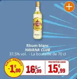 Coccinelle Supermarché HAVANA CLUB Rhum blanc offre