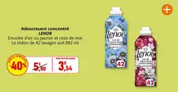 Coccinelle Supermarché Lenor Adoucissant concentré offre
