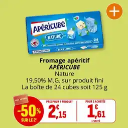 Coccinelle Supermarché APERICUBE Fromage apéritif offre