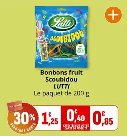 Coccinelle Supermarché LUTTI Scoubidou offre