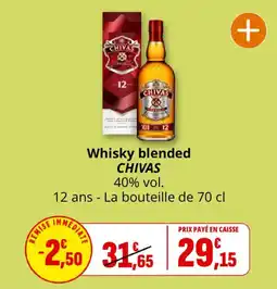 Coccinelle Supermarché CHIVAS Whisky blended offre