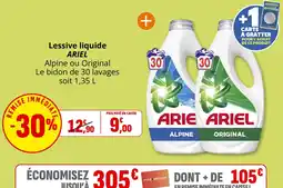 Coccinelle Supermarché ARIEL Lessive liquide offre