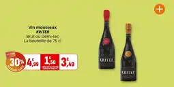Coccinelle Supermarché KRITER Vin mousseux offre