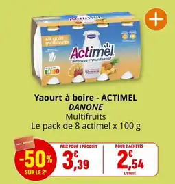 Coccinelle Supermarché ACTIMEL DANONE offre