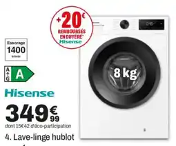 BUT Hisense Lave-linge hublot offre