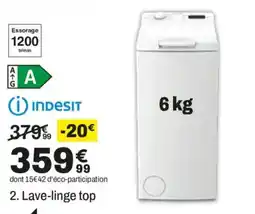 BUT Indesit Lave-linge top offre