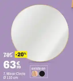 BUT Miroir Circle offre