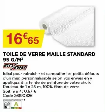 Bricomarché Toile de verre maille standard 95 offre