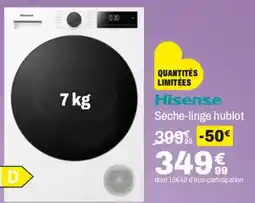 BUT Hisense Sèche-linge hublot offre
