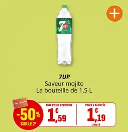 Coccinelle Supermarché 7UP Saveur mojito offre