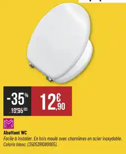 Bricorama M Abattant WC offre
