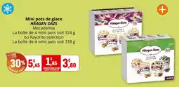Coccinelle Supermarché Häagen-Dazs Mini pots de glace offre