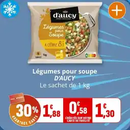 Coccinelle Supermarché D'AUCY Légumes pour soupe offre