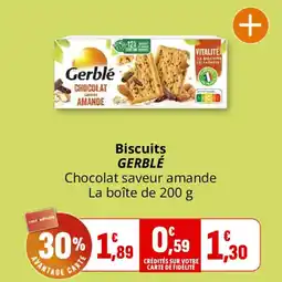 Coccinelle Supermarché Gerblé biscuits offre