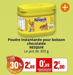Coccinelle Supermarché NESQUIK Poudre instantanée pour boisson chocolatée offre
