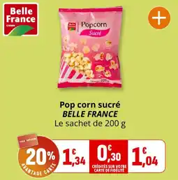 Coccinelle Supermarché Belle France Popcorn offre