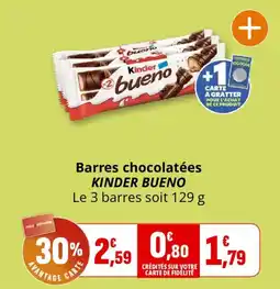 Coccinelle Supermarché Kinder Bueno offre