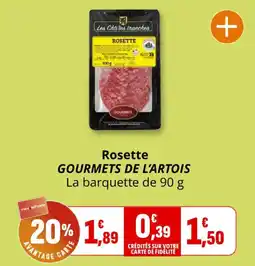 Coccinelle Supermarché GOURMETS DE L'ARTOIS Rosette offre