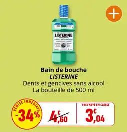 Coccinelle Supermarché LISTERINE Bain de bouche offre