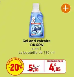 Coccinelle Supermarché CALGON Gel anti calcaire offre