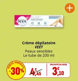 Coccinelle Supermarché VEET Crème dépilatoire offre