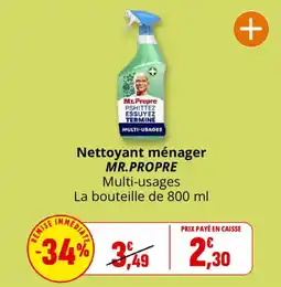 Coccinelle Supermarché MR.PROPRE Nettoyant ménager offre