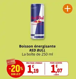 Coccinelle Supermarché Red Bull Boisson énergisante offre