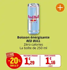 Coccinelle Supermarché Red Bull Boisson énergisante offre